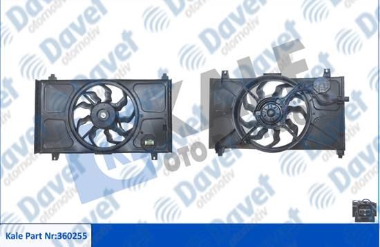 KALE 360255 Fan Motoru Davlumbazli Hyundai Accent Iii 1.4 Gl 1.6 Gls 05>10